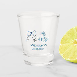 Copo De Shot Sr e Sra adicionar nome data favor de casamento la