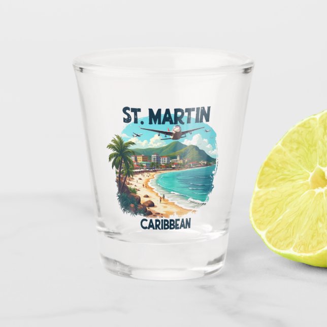 COPO DE SHOT ST. MARTIN CARAIBES (Frente)