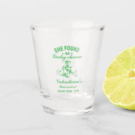 Copo De Shot St patrcik ela encontrou seu amuleto da sorte  des