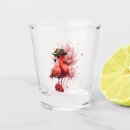 Copo De Shot Steampunk Flamingo - Trabalho de arte Digital Fant