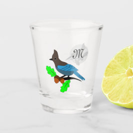 Copo De Shot Steller Blue Jay Monograma
