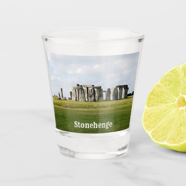 Copo De Shot Stonehenge England Souvenir Shot Glass (Frente)