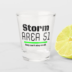 Copo De Shot Storm Area 51 Eles não podem nos impedir de todos