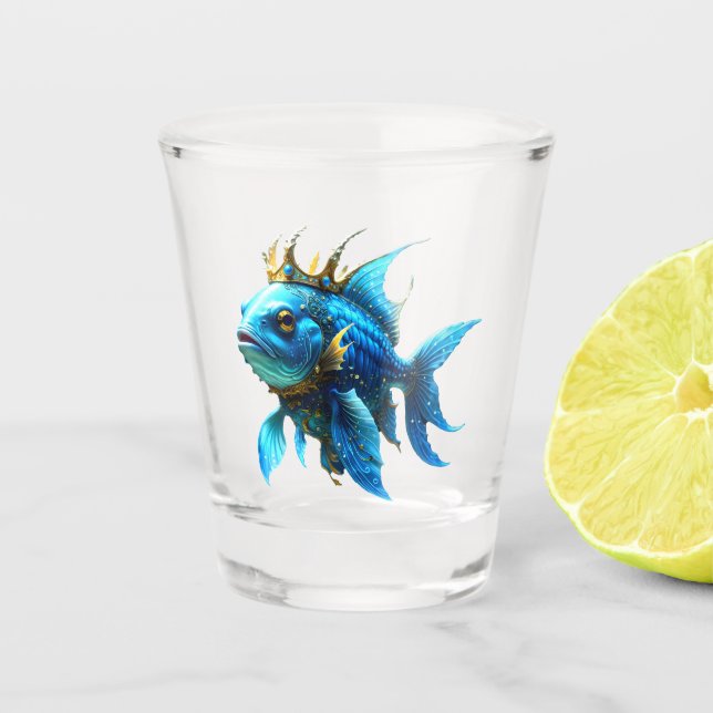 Copo De Shot Sua Alteza Peixe Real  (Frente)