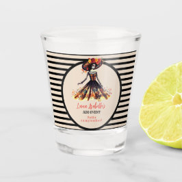 Copo De Shot Sugar Skull Dia de los Muertos Dia dos Mortos