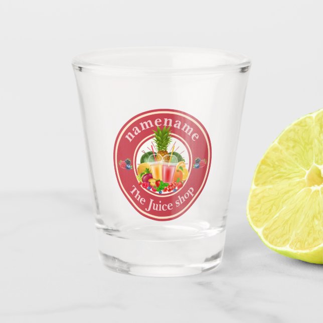 Copo De Shot Sumo de Suco com Calor Suavização de fruta compro  (Frente)