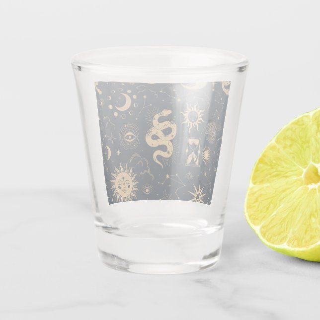 Copo De Shot Sun e Moon - Bruxa da Astronomia (Verso)