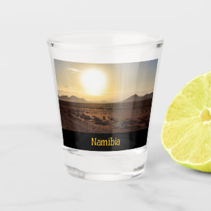 Copo De Shot Sunrise Sobre Namib Desert Shot glass