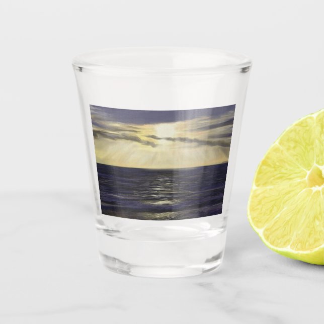 Copo De Shot Sunset com feixes (Frente)
