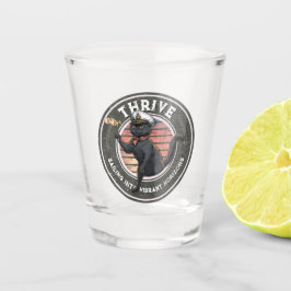 Copo De Shot Sunset de Gato Negro: Uma Viagem para prosperar