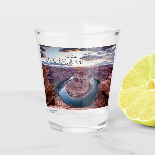 Copo De Shot Sunset em Horsehoe Bend (Frente)