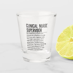 Copo De Shot Supervisor de enfermagem clínica