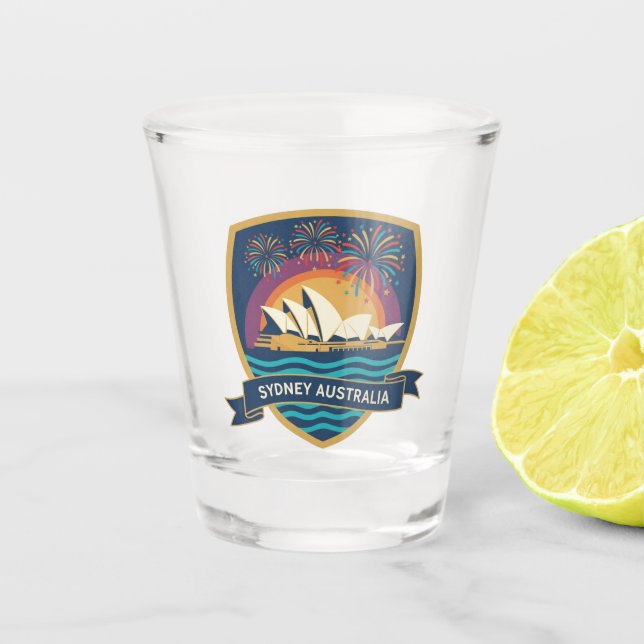 Copo De Shot Sydney Opera House Austrália (Frente)
