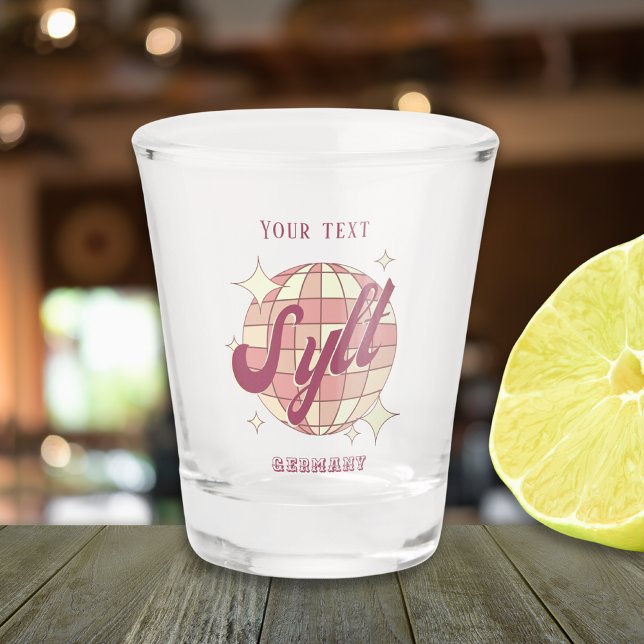 Copo De Shot Sylt Deutschland Nordsee Urlaub Party  (Criador carregado)