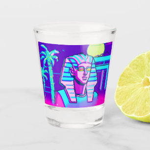 Copo De Shot Synthwave Pharaoh