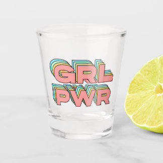 Copo De Shot T-Shirt GIRL POWER