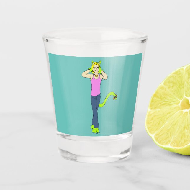 Copo De Shot taça de vidro (Frente)