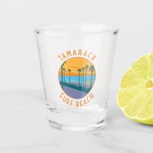 Copo De Shot Tamarack Surf Beach California Viagem Art Vintage