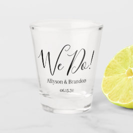 Copo De Shot Taque de Vidro para Casamento