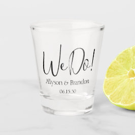 Copo De Shot Taque de Vidro para Casamento