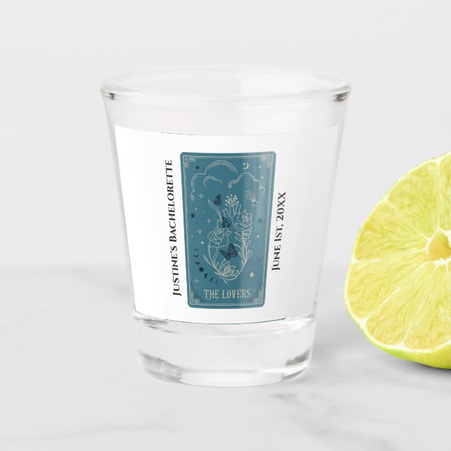 Copo De Shot Tarot The Lovers Festa de solteira (Frente)