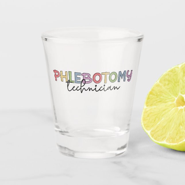 Copo De Shot Tecnologia Phlebotomy PBT Phlebotomy Tech (Frente)