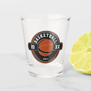 Copo De Shot Tema Personalizado de Basquete Divertido