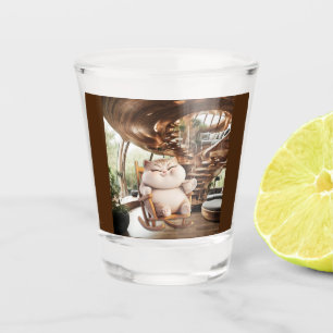 Copo De Shot Tempo De Café Gordo E Sassado