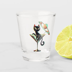 Copo De Shot Tempo de Futuro Atômico, Black Cat Martini