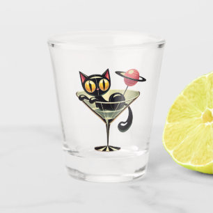Copo De Shot Tempo de Futuro Atômico, Black Cat Martini