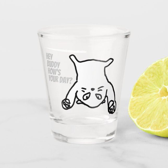 Copo De Shot tempo feliz Glass (Frente)