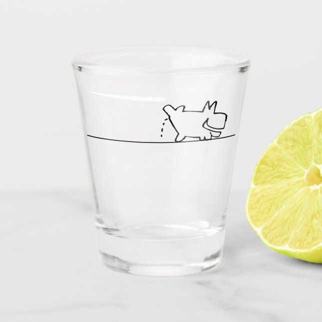 Copo De Shot tempo feliz Glass (Frente)