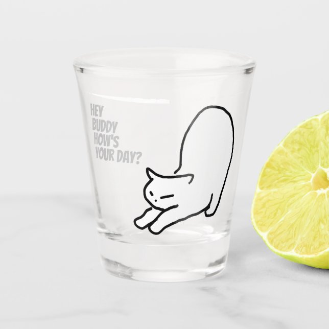 Copo De Shot tempo feliz Glass (Frente)