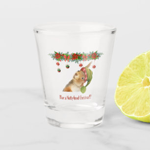 Copo De Shot Tenha um bom Natal Feriado