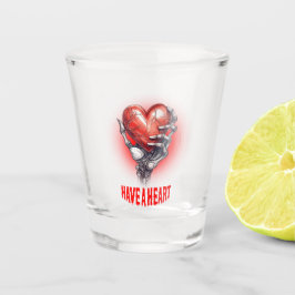 Copo De Shot Tenha Um Halloween Cardíaco