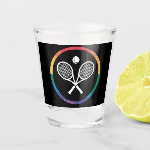 Copo De Shot Tênis Esportes Arco-íris LGBTQ Orgulho Gay Aliado
