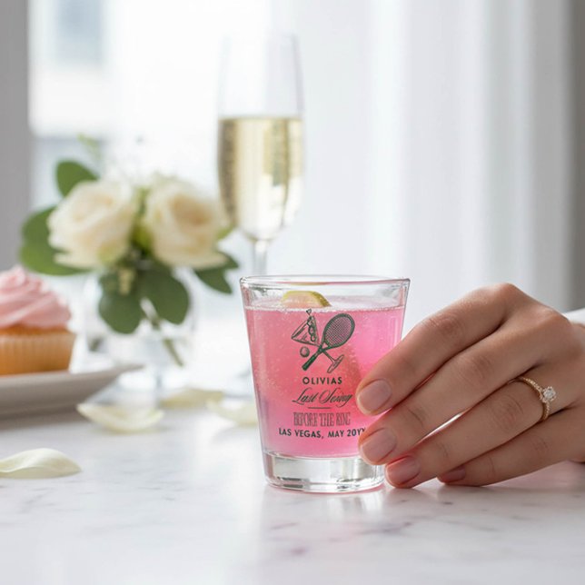 Copo De Shot Tênis Último Balanço Antes da Noiva do Solteirão d (Criador carregado)