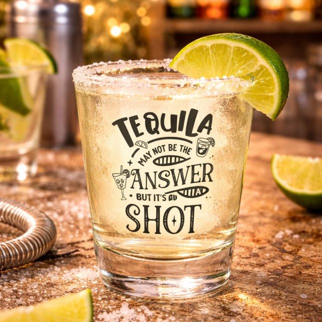 Copo De Shot Tequila engraçada pode não ser a resposta (Criador carregado)