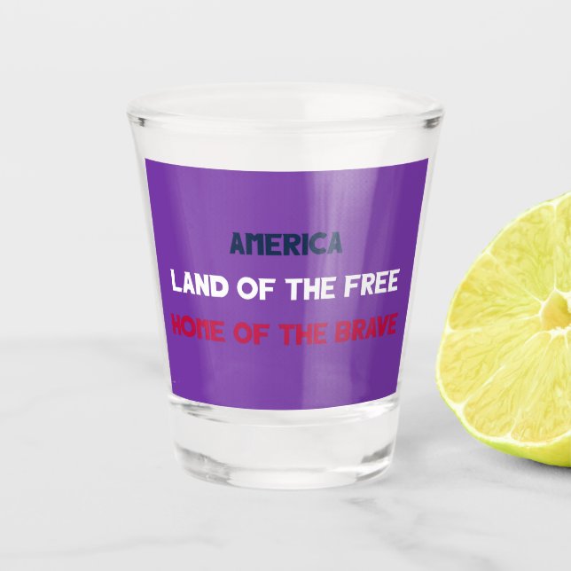 Copo De Shot Terra dos Gratuitos... (Frente)