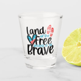 Copo De Shot Terra dos livres