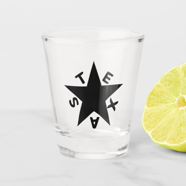 Copo De Shot Texas Star Shot Glass (Frente)