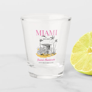 Copo De Shot Texto Personalizado da Bridesmaid da Festa de solt