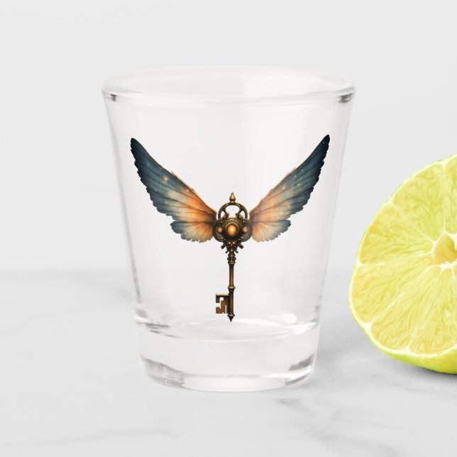Copo De Shot The Key of Eternity – Steampunk Wings  (Frente)
