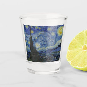 Copo De Shot The Starry Night (Vincent van Gogh) (Famosa Arte)