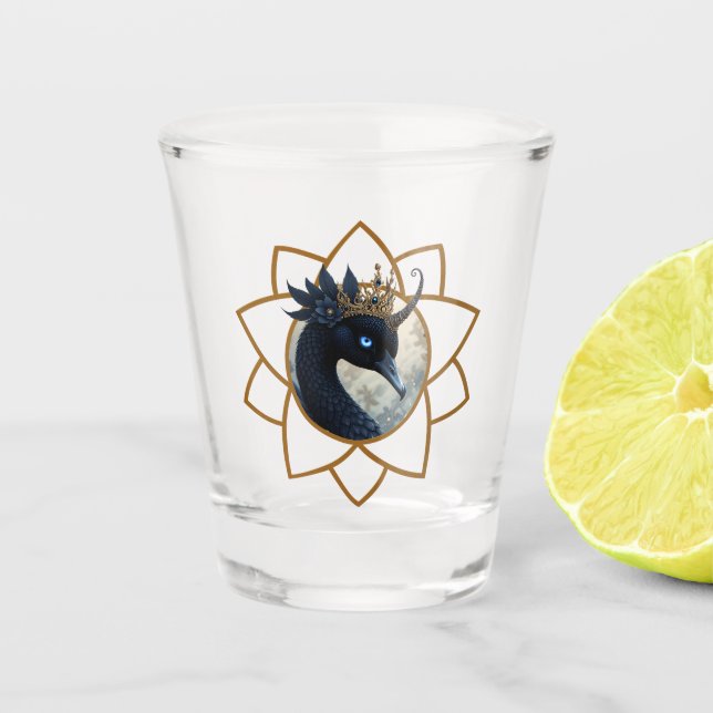 Copo De Shot The Swan Who Guards the Moon.   (Frente)