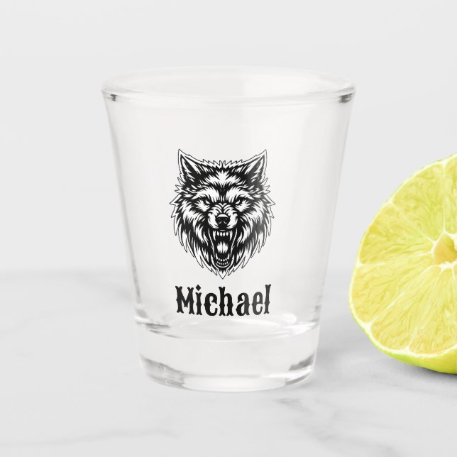 Copo De Shot The Wolf Personalized (Frente)