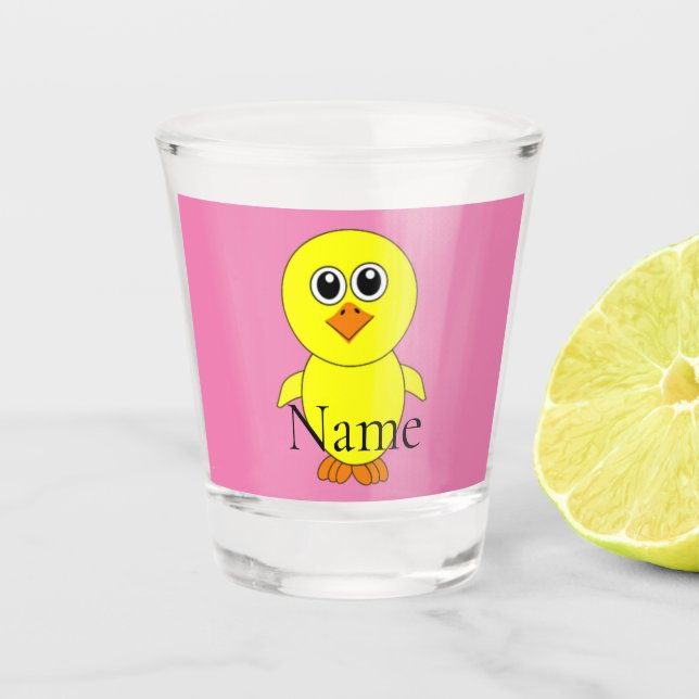 Copo De Shot Thunder_Cove do Pintinho Cubo (Frente)