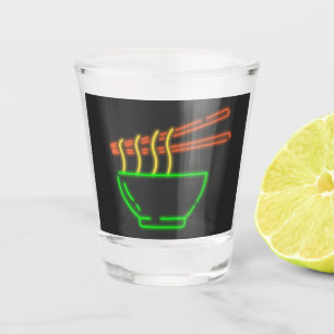 Copo De Shot Tigela de macarrão asiático neon