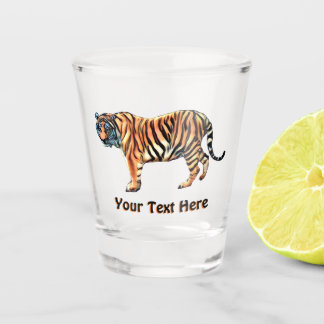 Copo De Shot Tigre Siberiano