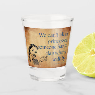 Copo De Shot Tinta de 50 engraçada da Princesa SlipperyJoe
